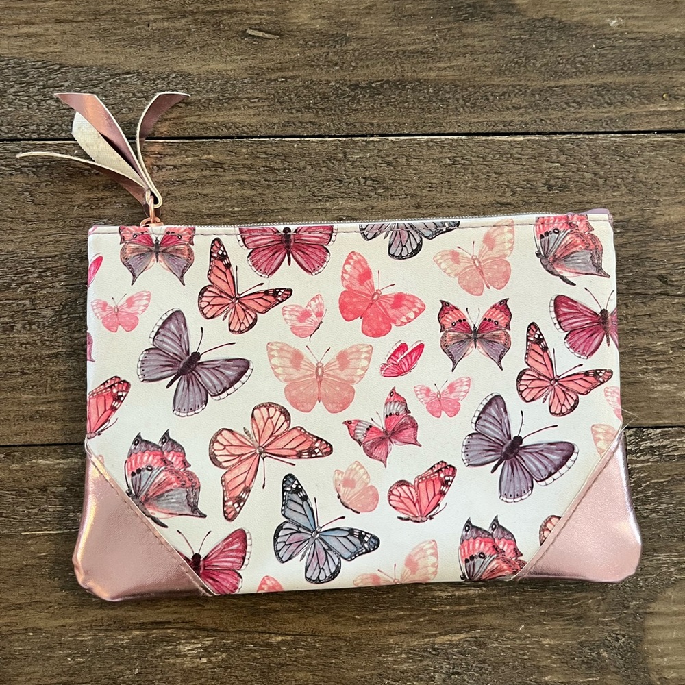 Butterfly makeup bag small
